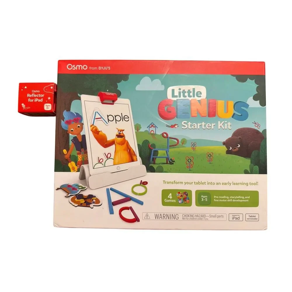 Osmo Little Genius Starter Kit for iPad Preschool Phonics & Letters New in Box